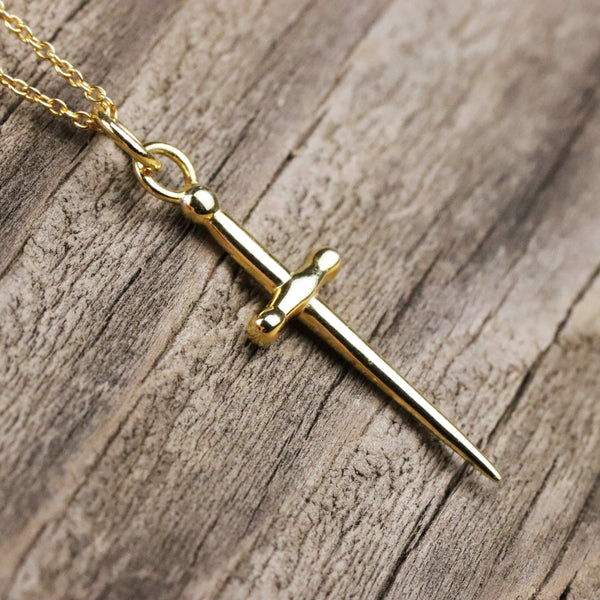 Mini Dagger Tarot Sword Protection Necklace by La Lovely