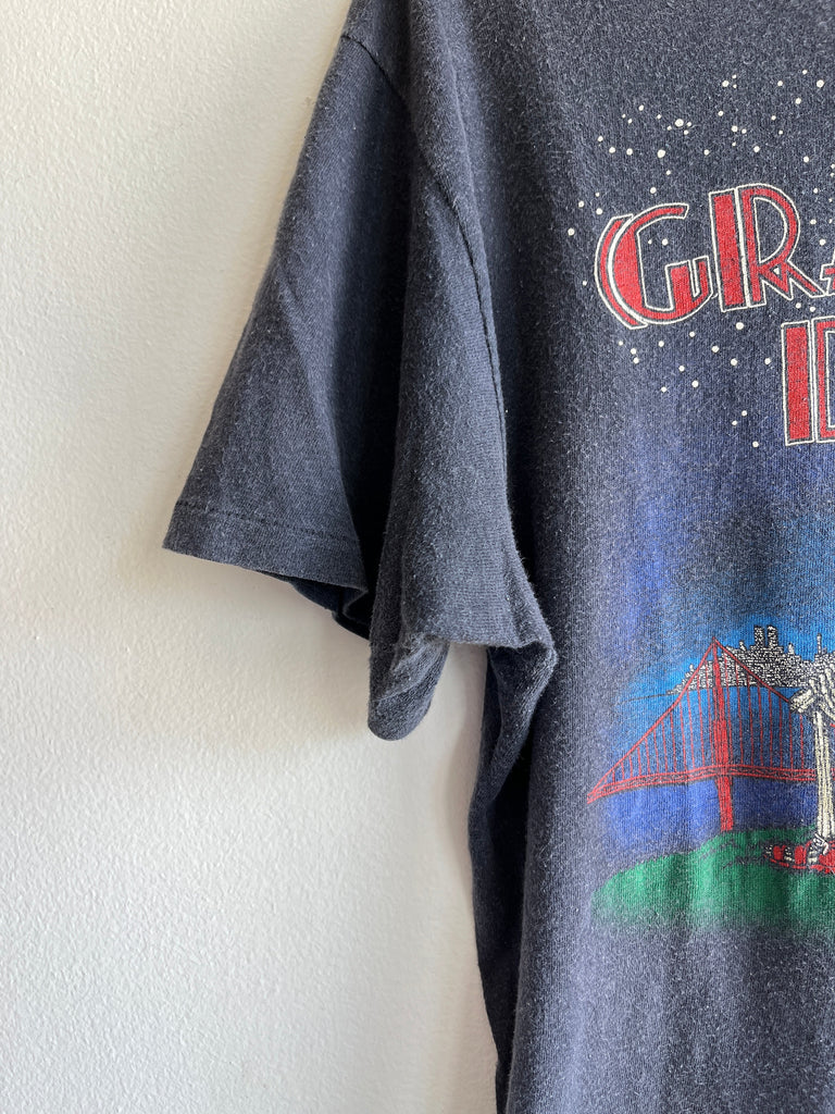 Vintage Grateful Dead 1981 Skeleton Golden Gate Bridge Concert T