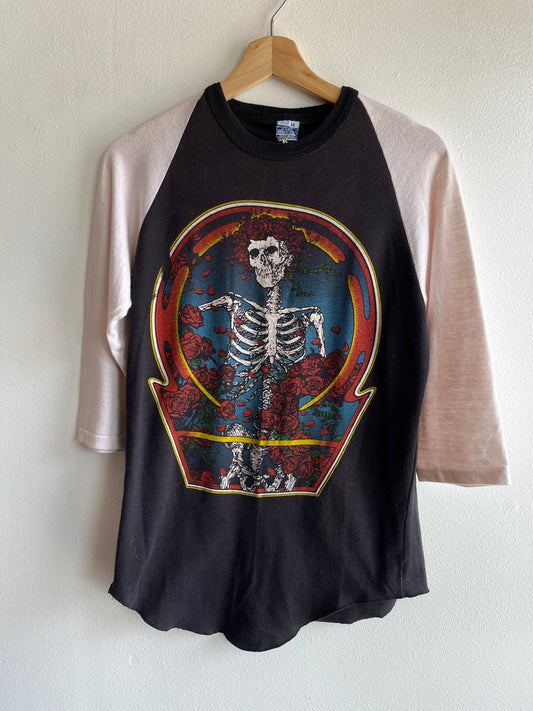 Vintage 1980 Grateful Dead 3/4 Sleeve T-Shirt - La Lovely Vintage 