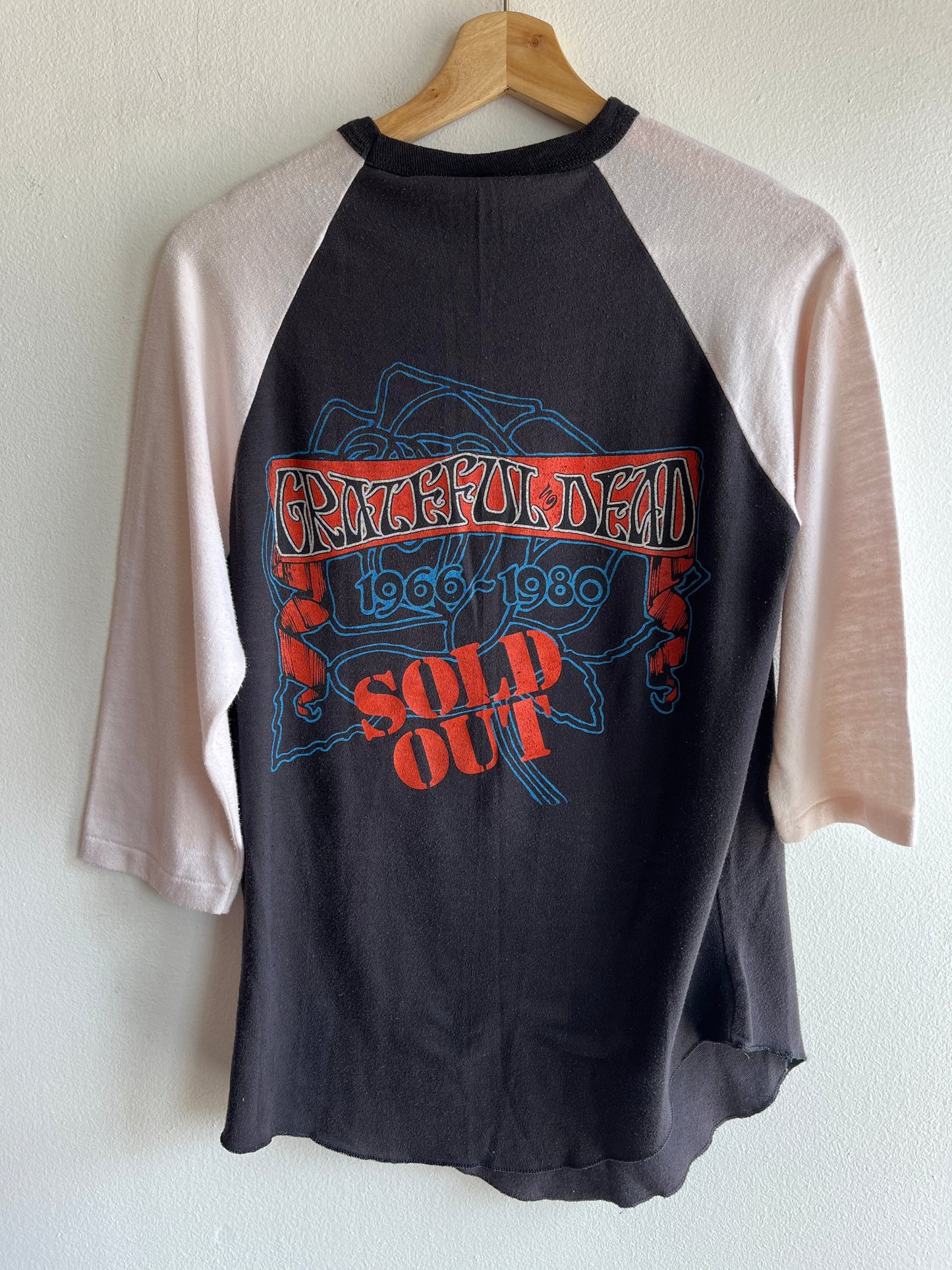 Vintage 1980 Grateful Dead 3/4 Sleeve T-Shirt - La Lovely Vintage 