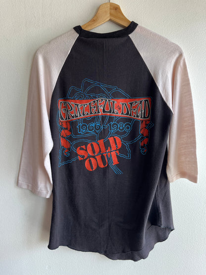 Vintage 1980 Grateful Dead 3/4 Sleeve T-Shirt - La Lovely Vintage 
