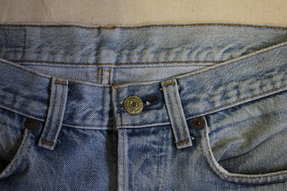 Vintage 1980's Levis 501 Selvedge Denim Jeans - La Lovely Vintage 