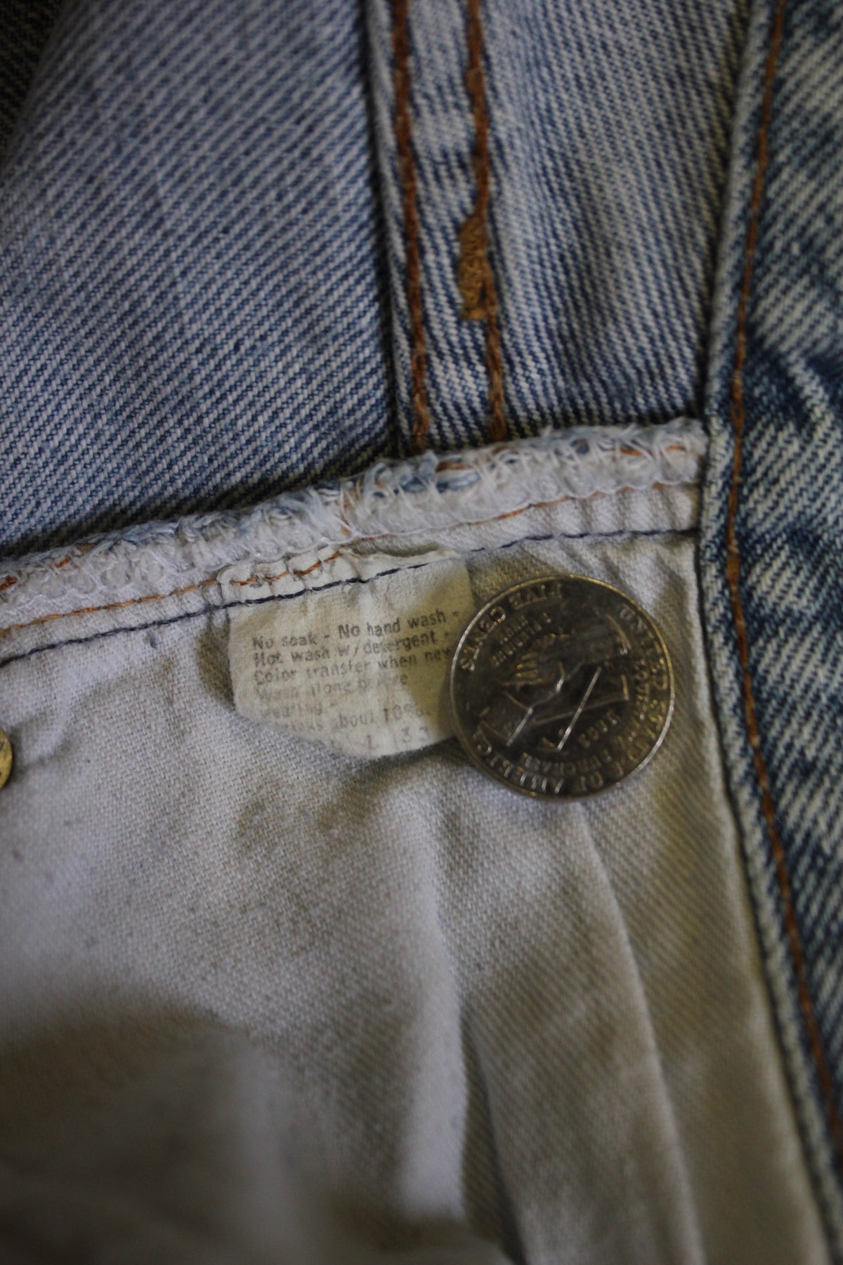 Vintage 1980's Levis 501 Selvedge Denim Jeans - La Lovely Vintage 