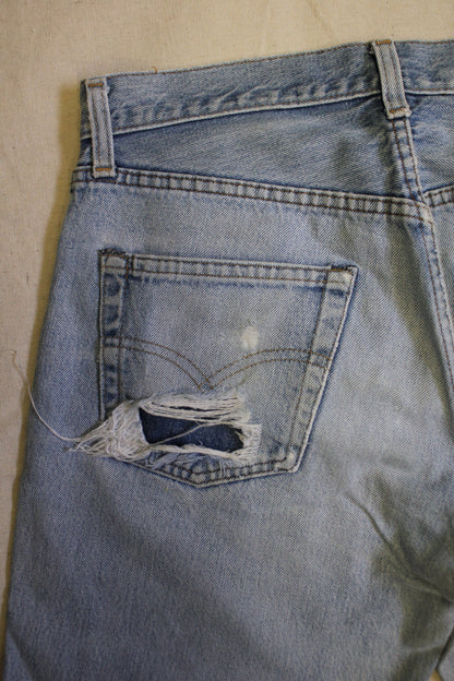 Vintage 1980's Levis 501 Selvedge Denim Jeans - La Lovely Vintage 