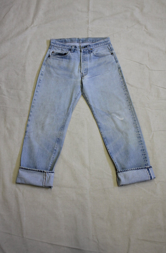 Vintage 1980's Levis 501 Selvedge Denim Jeans - La Lovely Vintage 