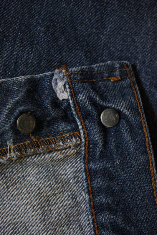 Vintage 1980's Levis 501 Selvedge Denim Jeans - La Lovely Vintage 