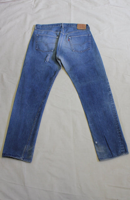 Vintage 1980's Levis 501 Selvedge Denim Jeans - La Lovely Vintage 