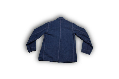 Vintage 1940s Finck’s Red Bar Denim Work Coat - La Lovely Vintage 