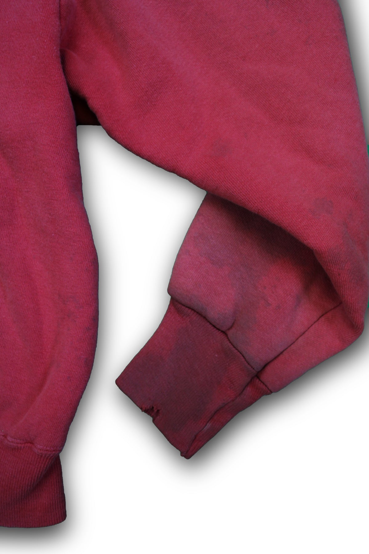 Vintage 1950/1960’s Faded Red Thermal Zip-up Hooded Sweatshirt - La Lovely Vintage 