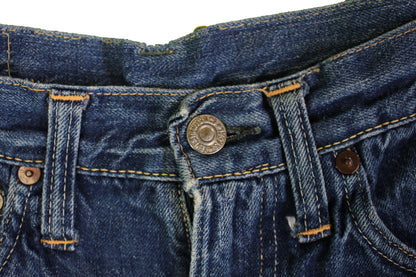 Vintage 1950s Levi's “Big E” Hidden Rivet 701 Selvedge Denim Jeans - La Lovely Vintage 