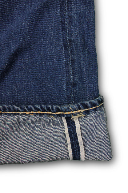 Vintage 1950s Levi's “Big E” Hidden Rivet 701 Selvedge Denim Jeans - La Lovely Vintage 