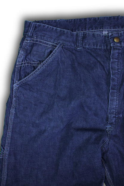 Vintage 1950s/1960s Hercules Dark Denim Carpenter Jeans - La Lovely Vintage 
