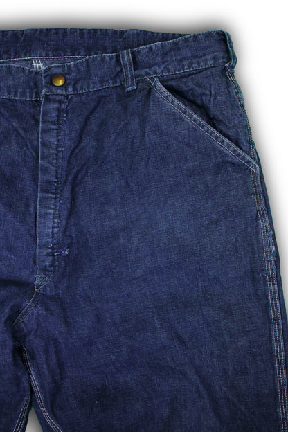 Vintage 1950s/1960s Hercules Dark Denim Carpenter Jeans - La Lovely Vintage 