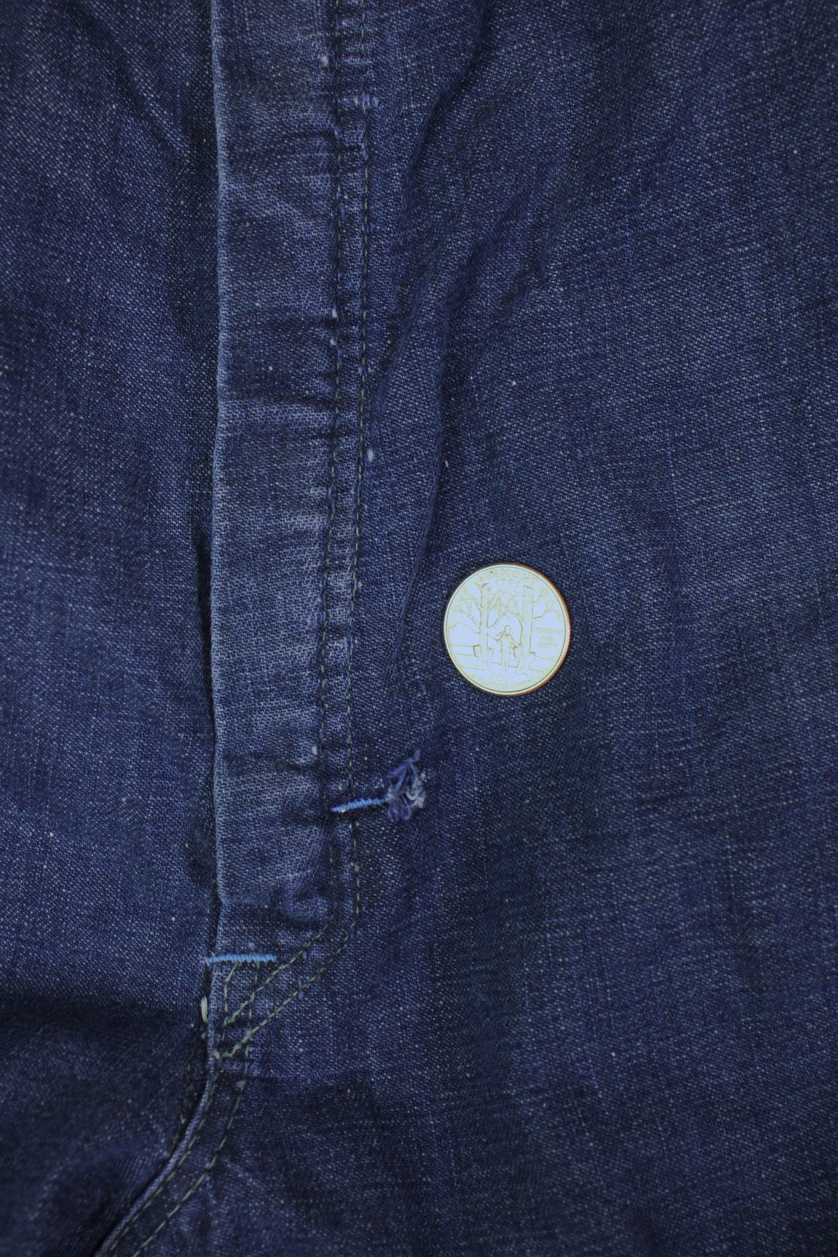 Vintage 1950s/1960s Hercules Dark Denim Carpenter Jeans - La Lovely Vintage 