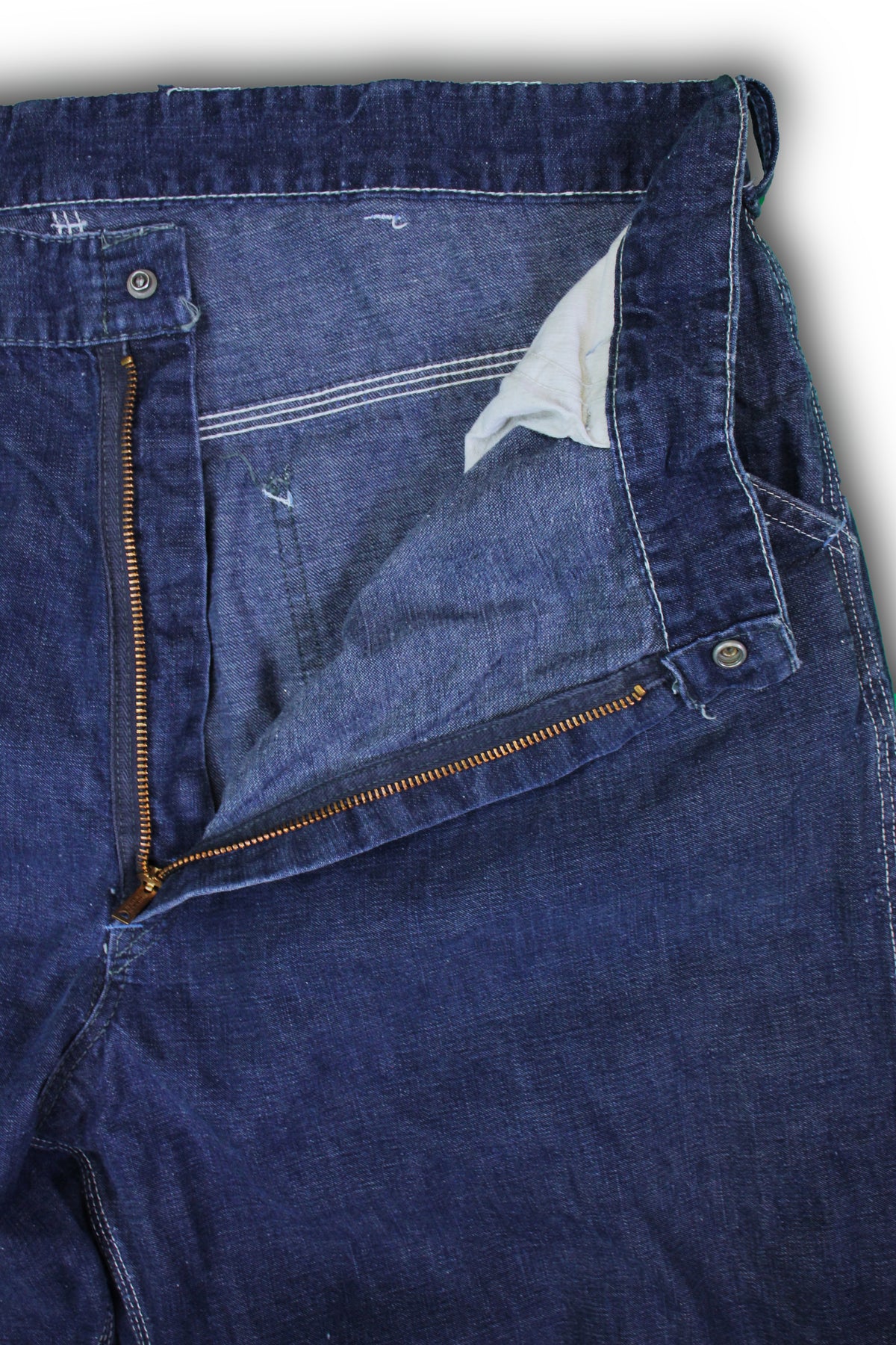 Vintage 1950s/1960s Hercules Dark Denim Carpenter Jeans - La Lovely Vintage 