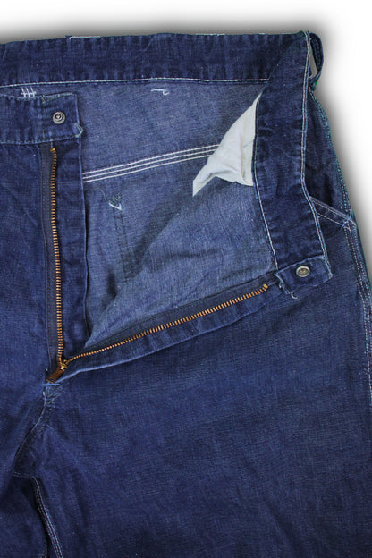 Vintage 1950s/1960s Hercules Dark Denim Carpenter Jeans - La Lovely Vintage 