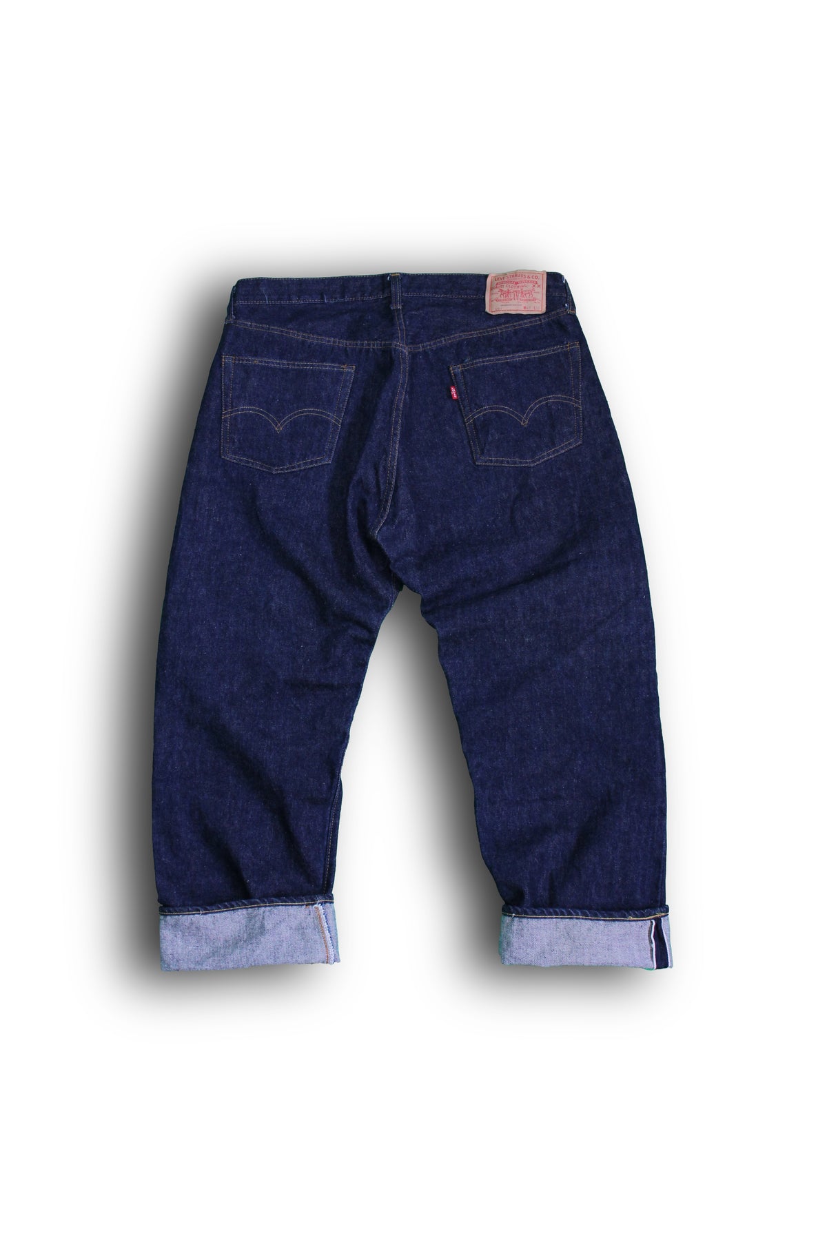 Vintage 1970's Levis 501 Dark Selvedge Denim Jeans - La Lovely Vintage 