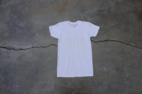 Vintage 'Wash n' Wear' Deadstock Blank White T Shirt - La Lovely Vintage 