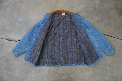 Vintage 1970's Lee Denim Lined Chore Coat - La Lovely Vintage 