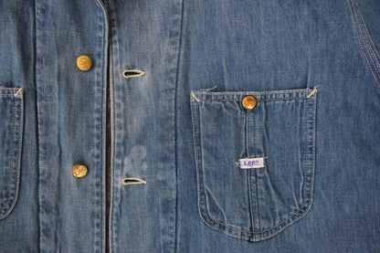 Vintage 1970's Lee Denim Lined Chore Coat - La Lovely Vintage 