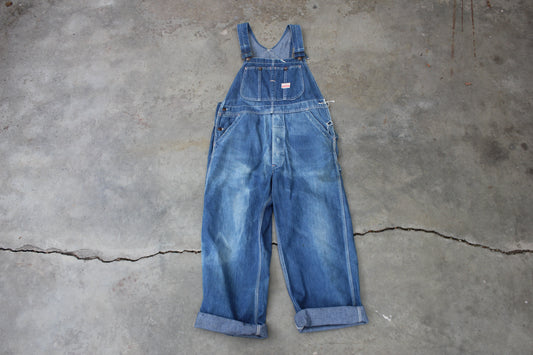 Vintage 1950's Penney's Pay Day Square Bak Overalls - La Lovely Vintage 