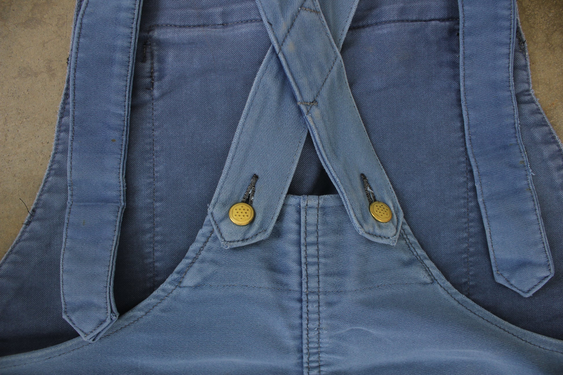 Vintage French Workwear Moleskin Overalls - La Lovely Vintage 