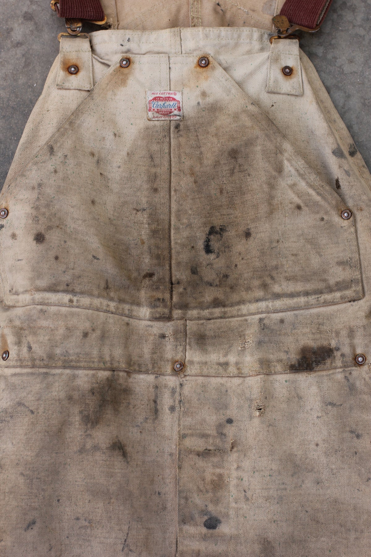 Vintage 1950's Carhartt Bib Overalls 34x28 - La Lovely Vintage 
