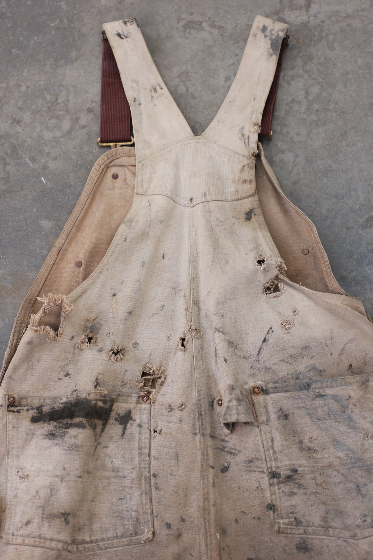 Vintage 1950's Carhartt Bib Overalls 34x28 - La Lovely Vintage 
