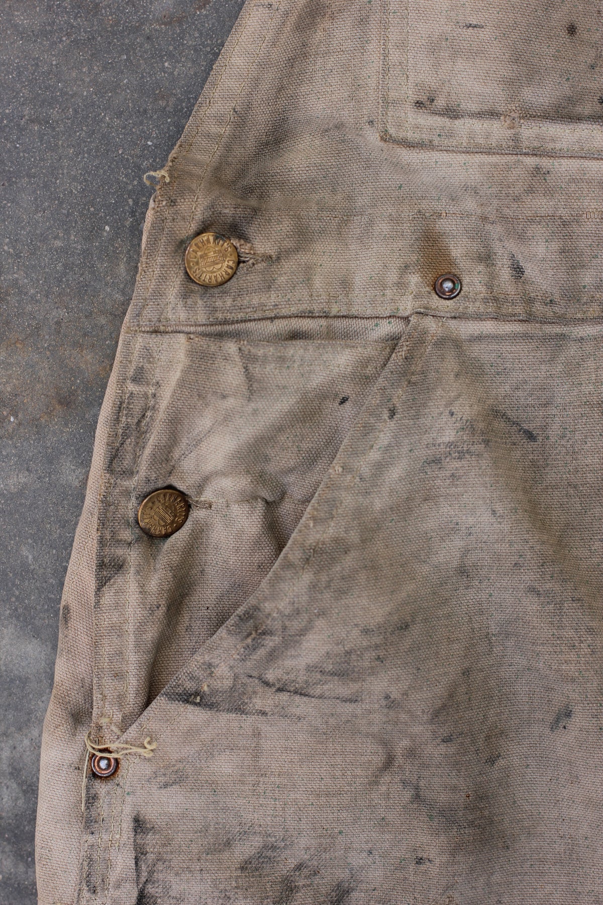 Vintage 1950's Carhartt Bib Overalls 34x28 - La Lovely Vintage 