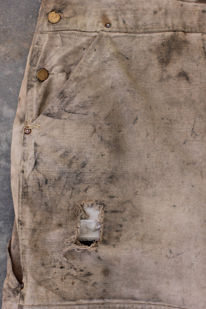 Vintage 1950's Carhartt Bib Overalls 34x28 - La Lovely Vintage 