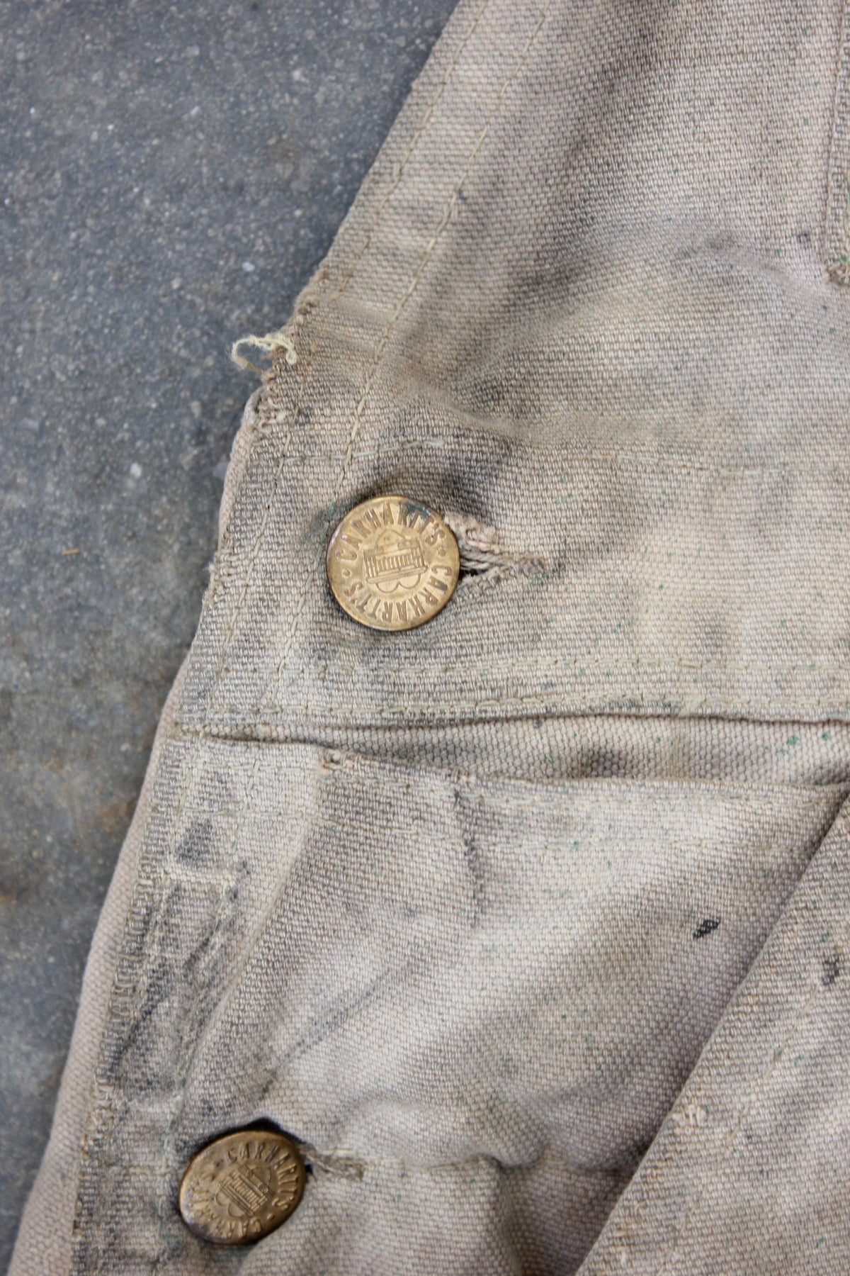Vintage 1950's Carhartt Bib Overalls 34x28 - La Lovely Vintage 