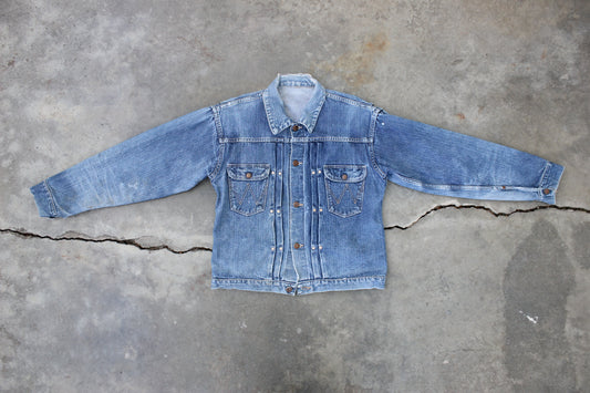 Vintage 1950s Wrangler Blue Bell 111MJ Selvedge Denim Jacket - La Lovely Vintage 