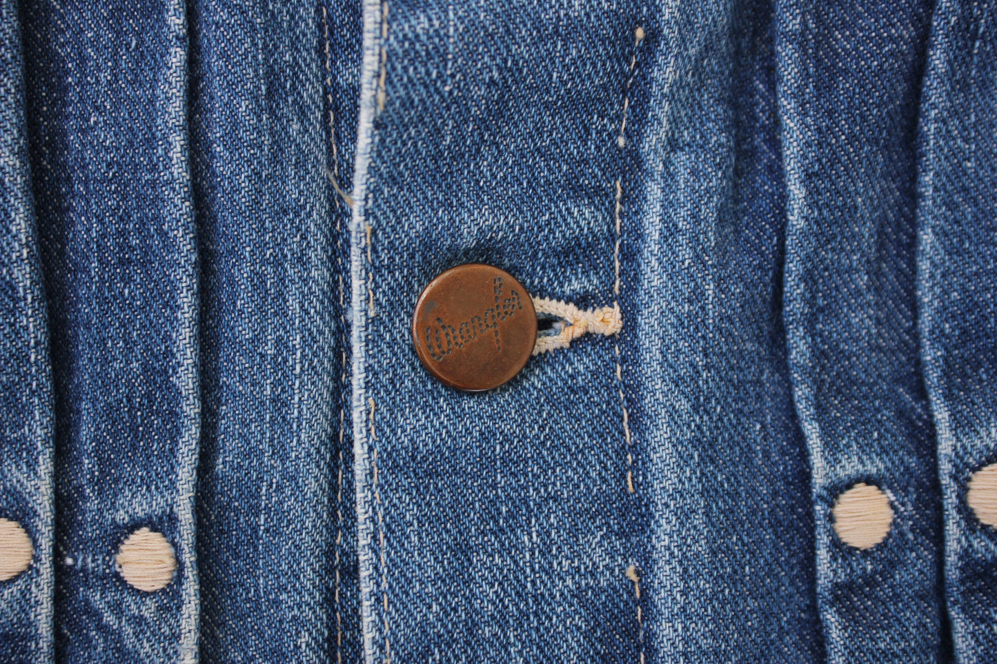 Vintage 1950s Wrangler Blue Bell 111MJ Selvedge Denim Jacket - La Lovely Vintage 