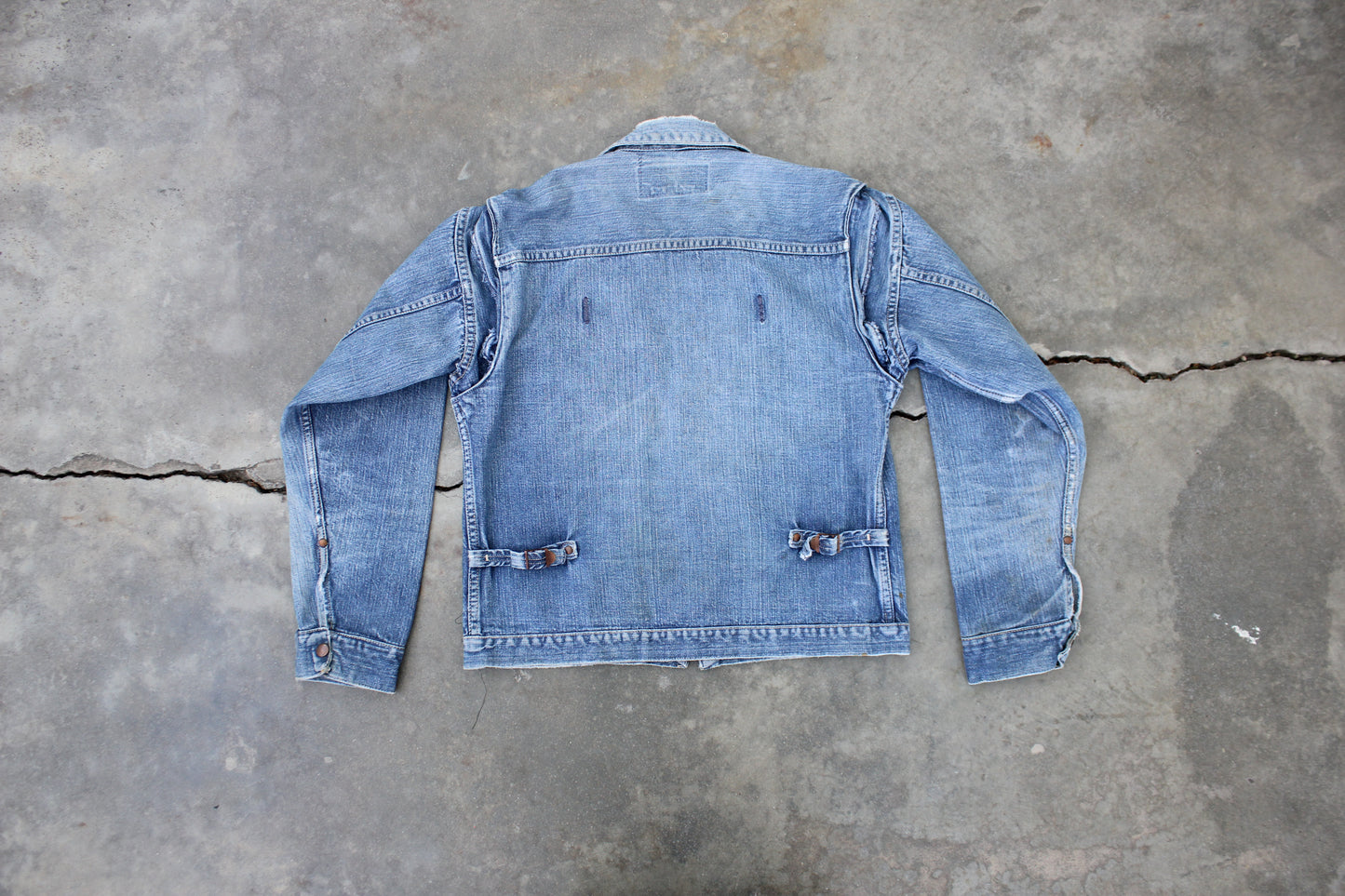 Vintage 1950s Wrangler Blue Bell 111MJ Selvedge Denim Jacket - La Lovely Vintage 