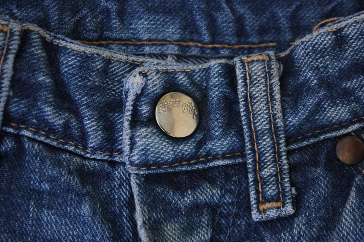 Vintage 1950's Wrangler Blue Bell Denim Jeans 24x28 #1 - La Lovely Vintage 