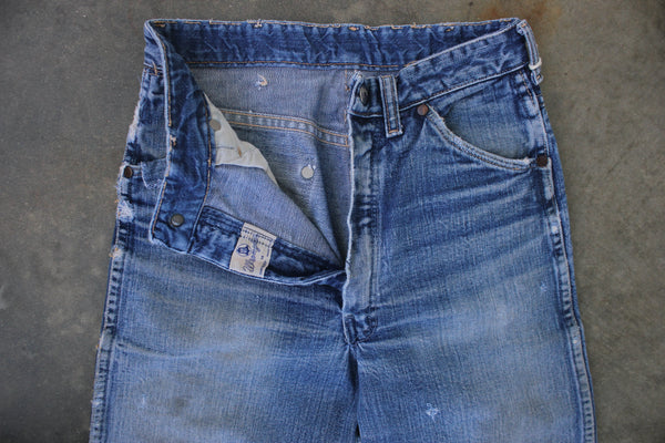Vintage 1950's Wrangler Blue Bell Denim Jeans 24x28 #1 - La Lovely Vintage 