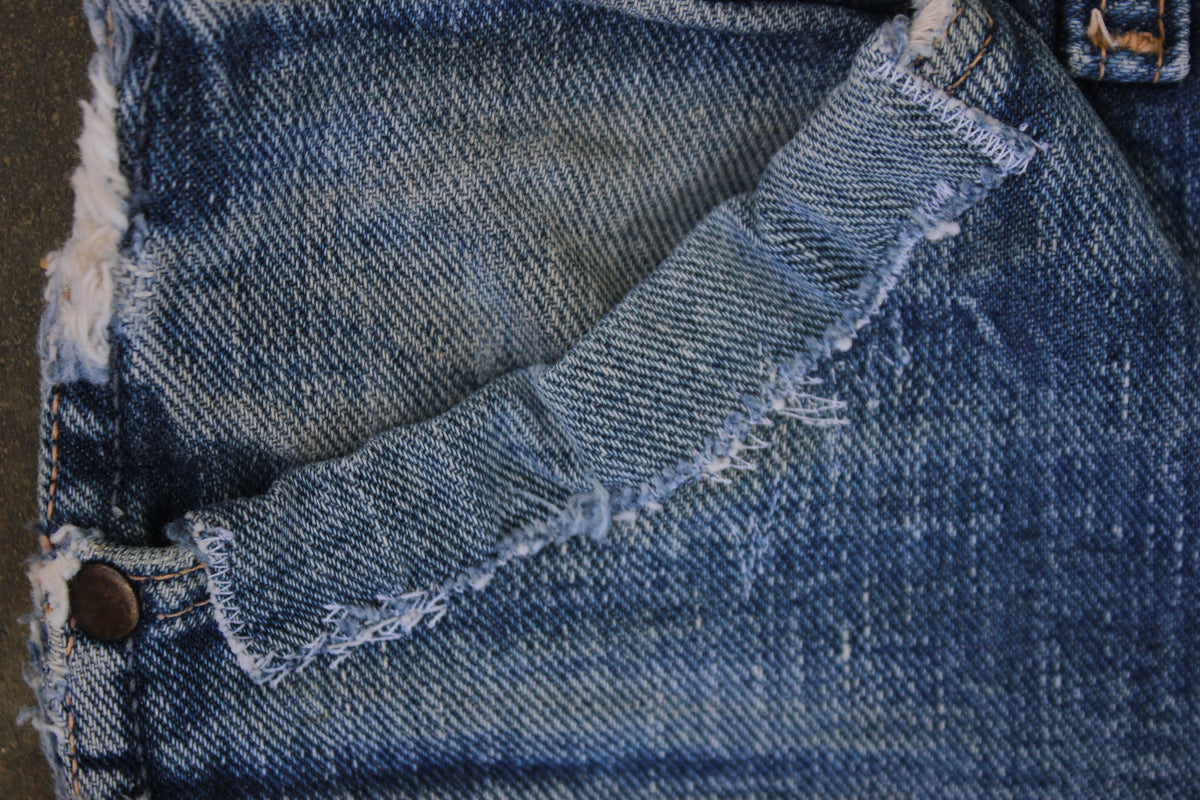 Vintage 1950's Wrangler Blue Bell Denim Jeans 24x28 #1 - La Lovely Vintage 