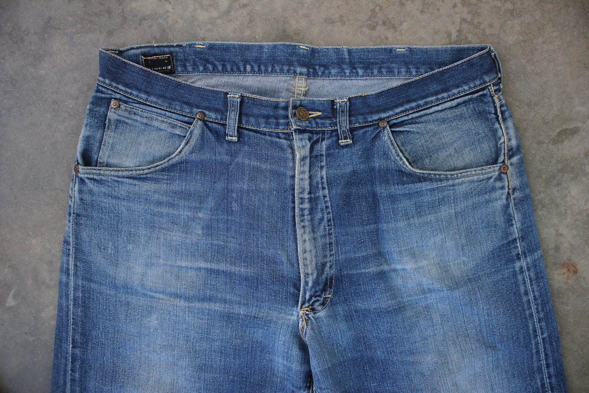 Vintage Late 50's Lee 101Z Denim Jeans 1960's - La Lovely Vintage 