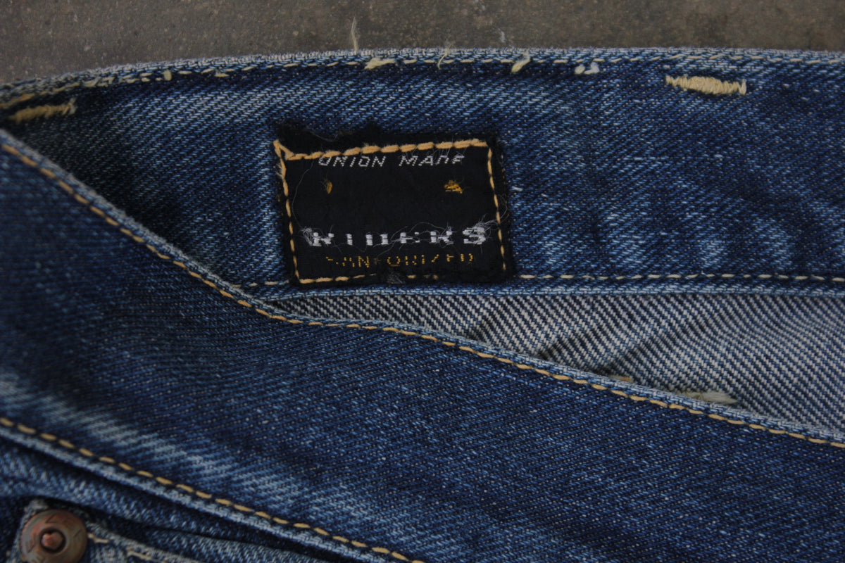 Vintage Late 50's Lee 101Z Denim Jeans 1960's - La Lovely Vintage 