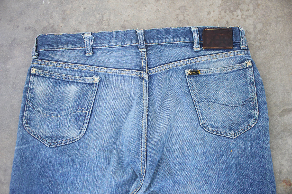 Vintage Late 50's Lee 101Z Denim Jeans 1960's - La Lovely Vintage 
