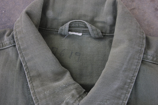 Vintage WW2 13 Star HBT Army Coveralls - La Lovely Vintage 