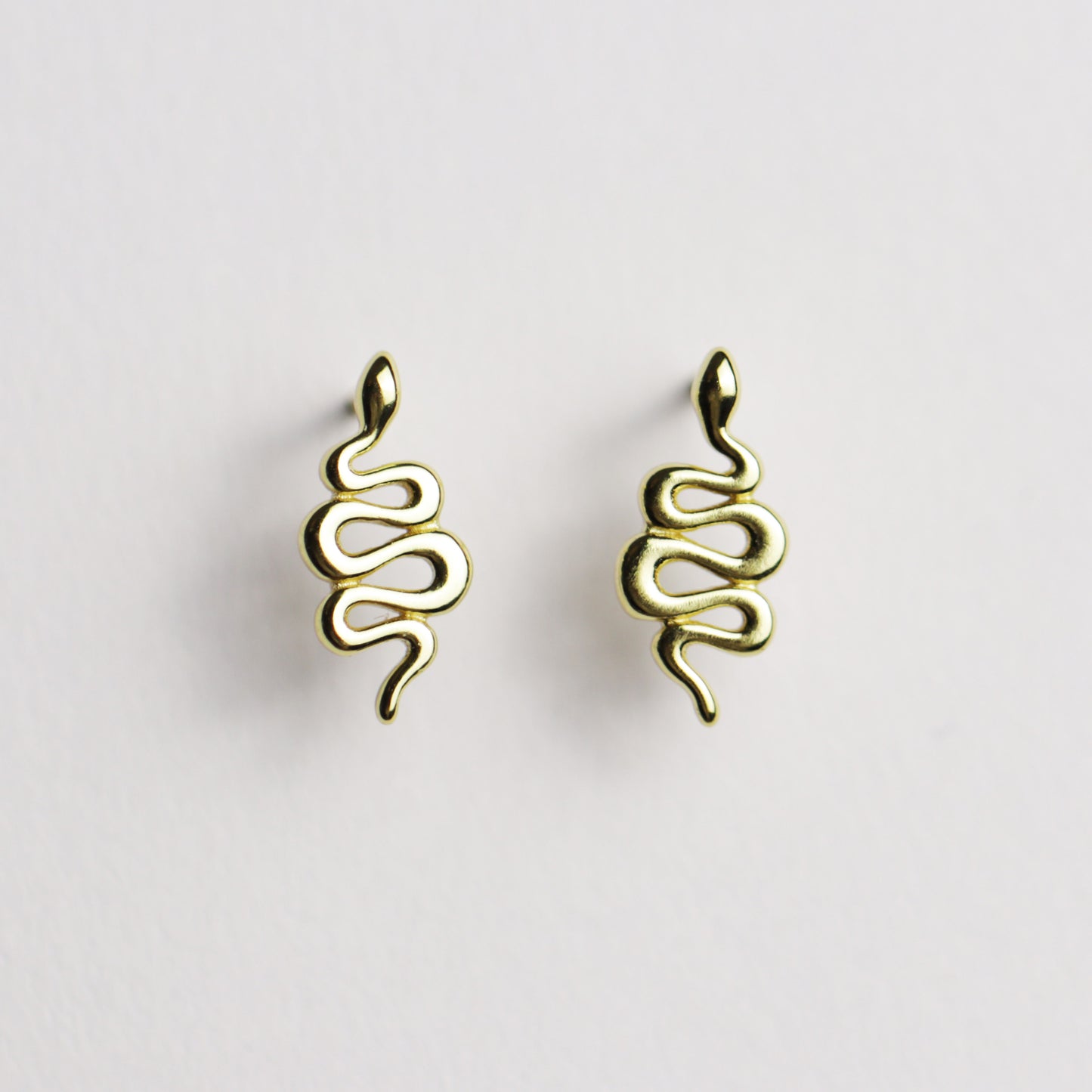 Snake Stud Earrings by La Lovely Vintage - La Lovely Vintage 