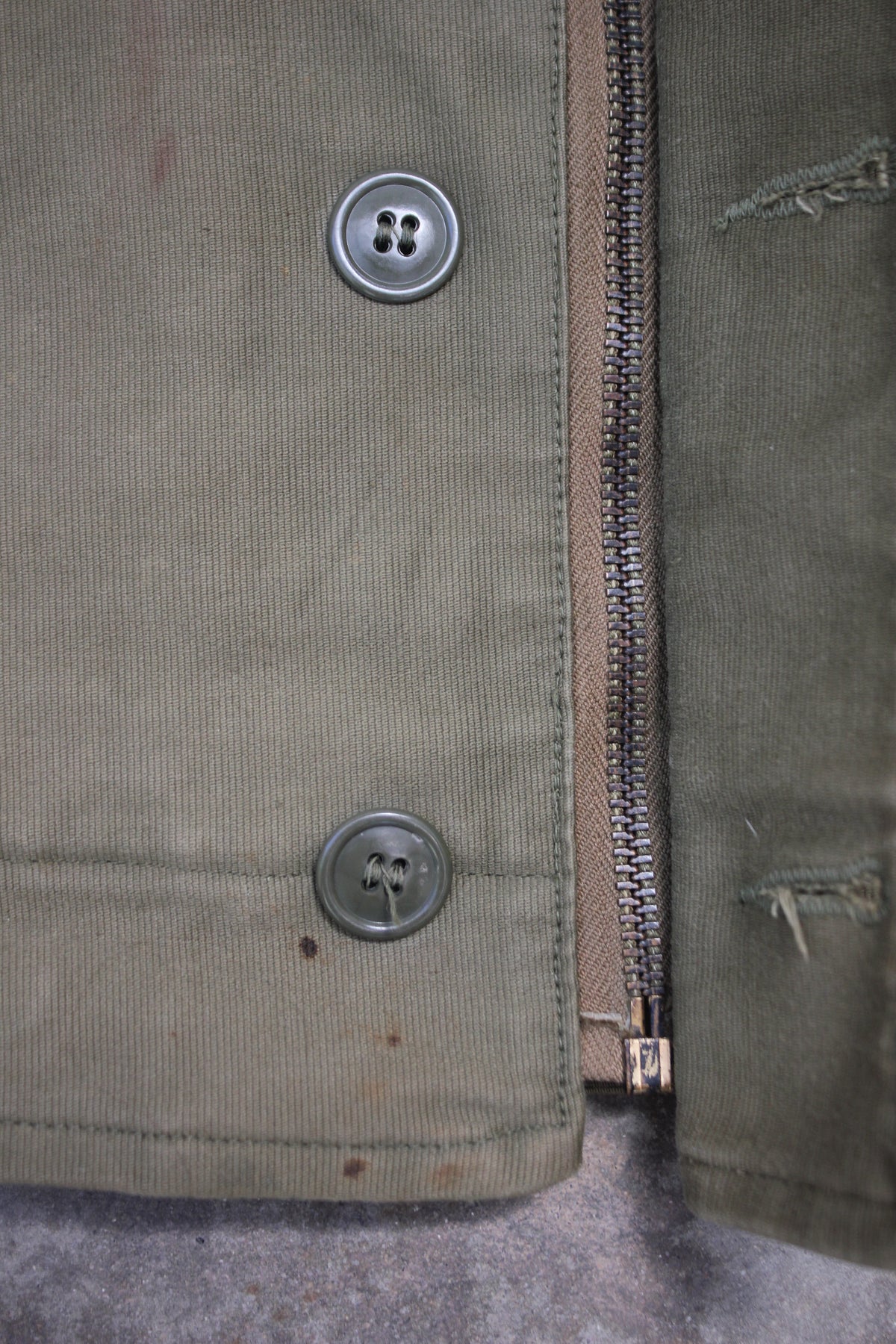 Vintage 1940s-1950’s U.S. Navy Alpaca-lined N-1 Deck Jacket - La Lovely Vintage 