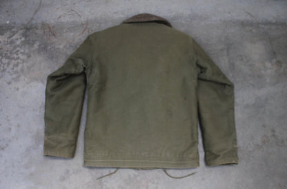 Vintage 1940s-1950’s U.S. Navy Alpaca-lined N-1 Deck Jacket - La Lovely Vintage 