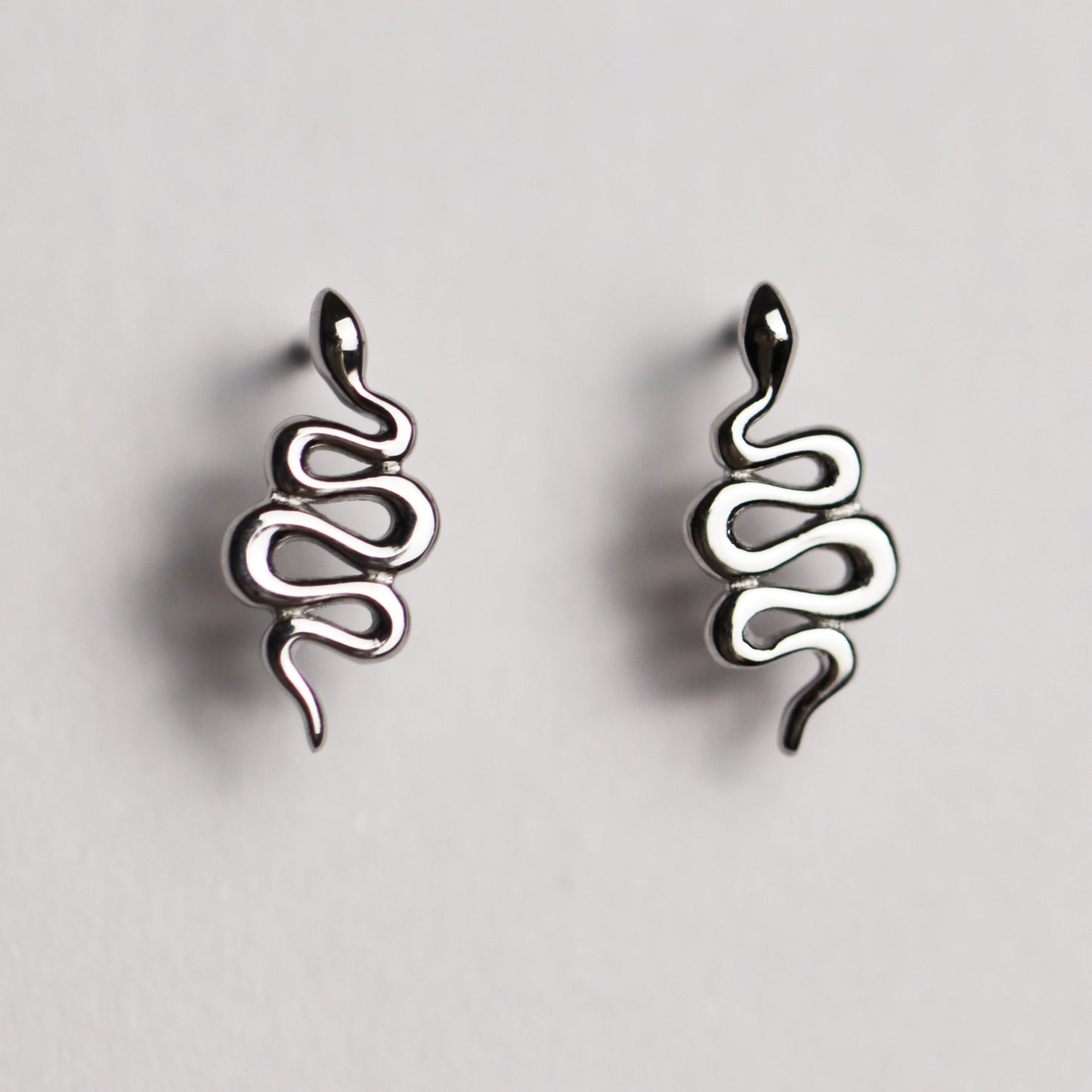 Snake Stud Earrings by La Lovely Vintage - La Lovely Vintage 