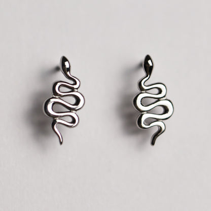 Snake Stud Earrings by La Lovely Vintage - La Lovely Vintage 
