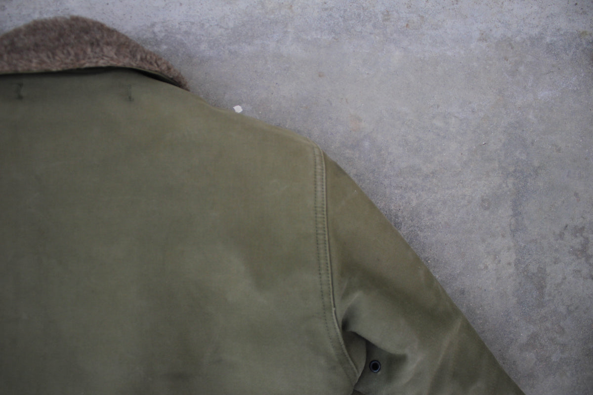Vintage 1940s-1950’s U.S. Navy Alpaca-lined N-1 Deck Jacket - La Lovely Vintage 