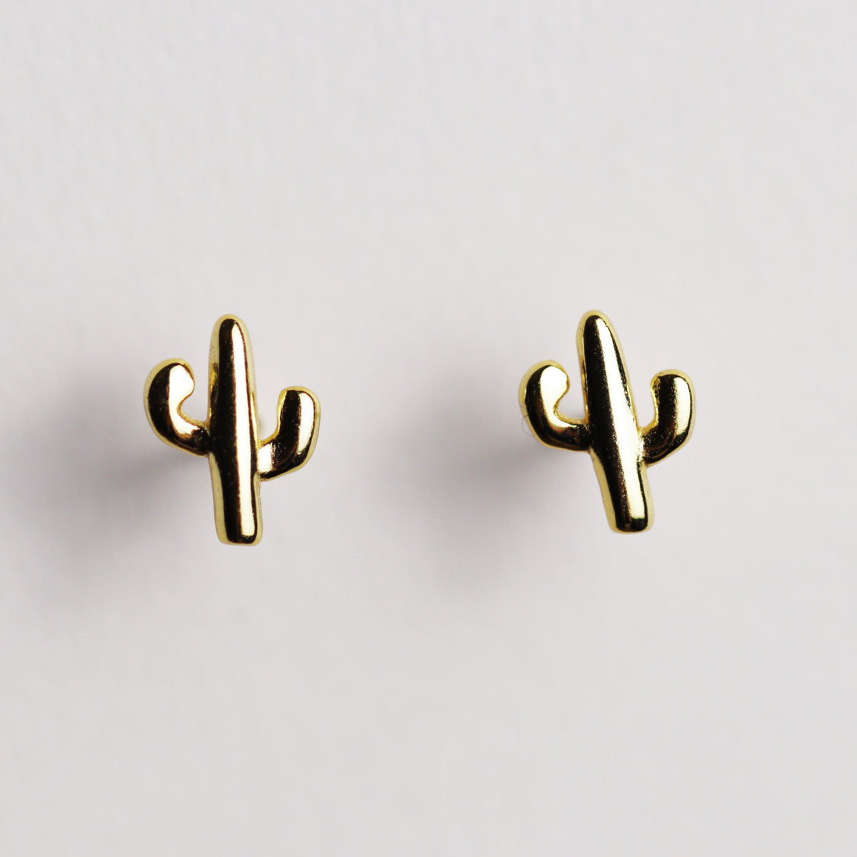 Cactus Stud Earrings By La Lovely - La Lovely Vintage 