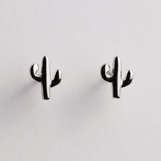Cactus Stud Earrings By La Lovely - La Lovely Vintage 