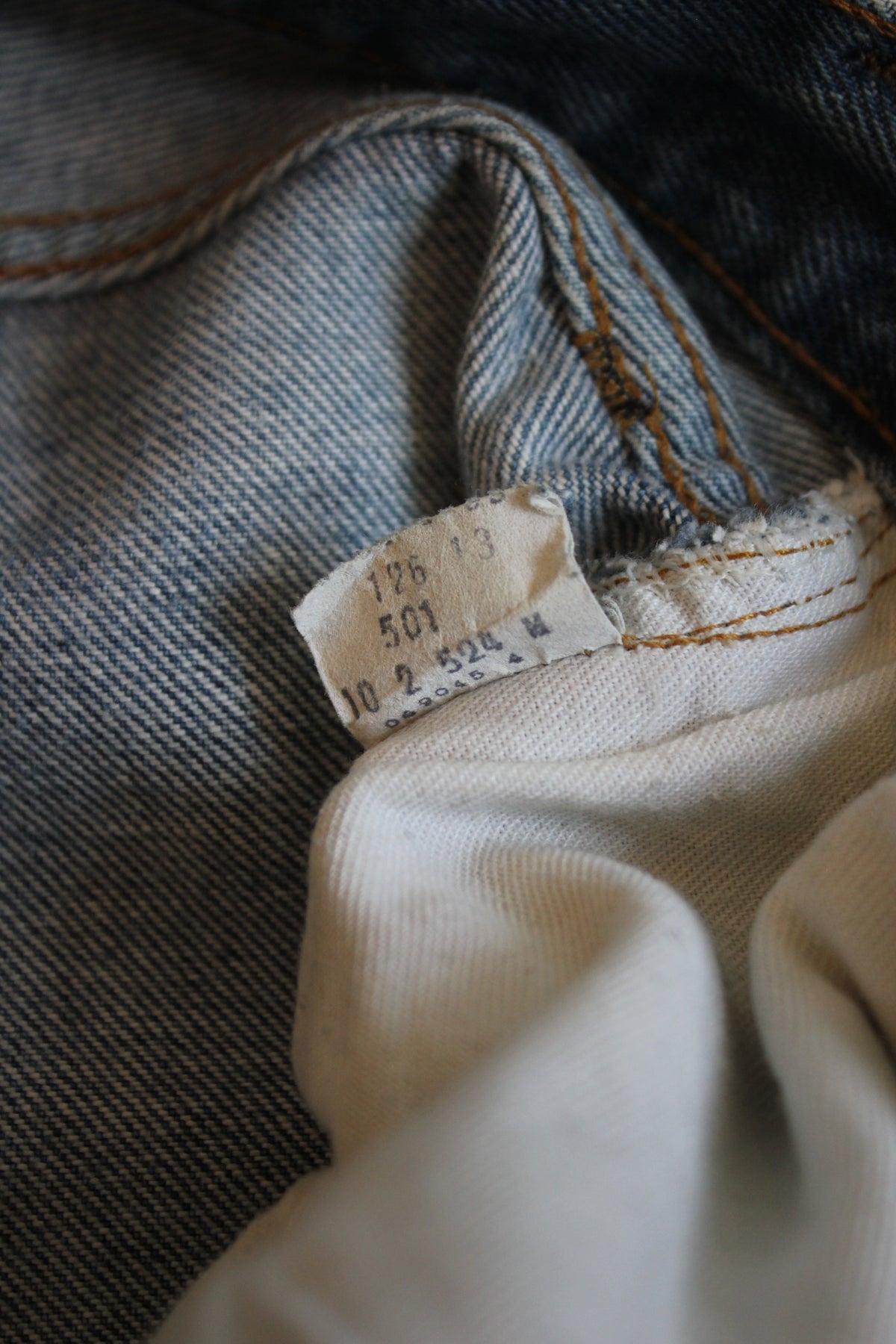 Vintage 1980's Levis 501 Selvedge Denim Jeans - La Lovely Vintage 